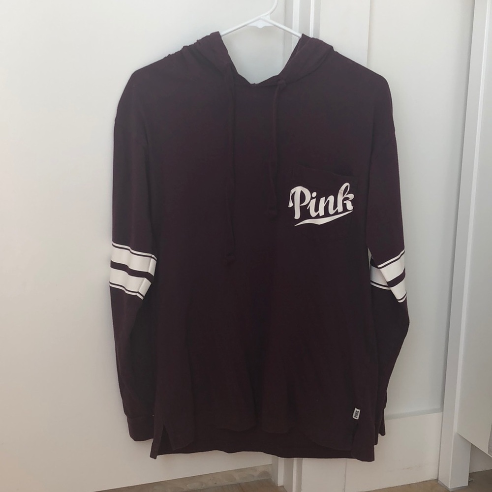 PINK long sleeve shirt/hoodie